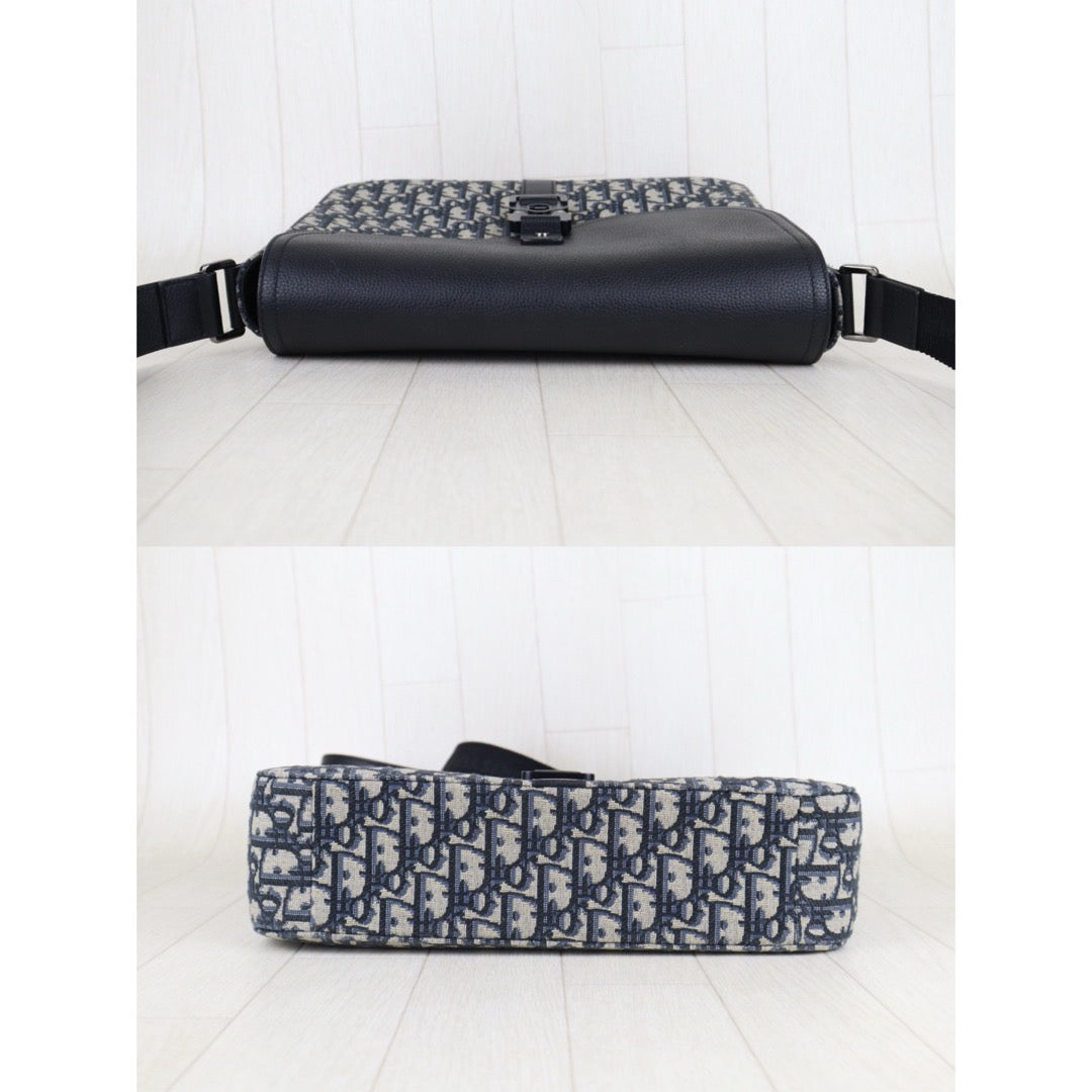 Very Good ( Rank A)｜   Dior Trotter Obilque Jacquard Saddle Shoulder Bag ｜S25090101