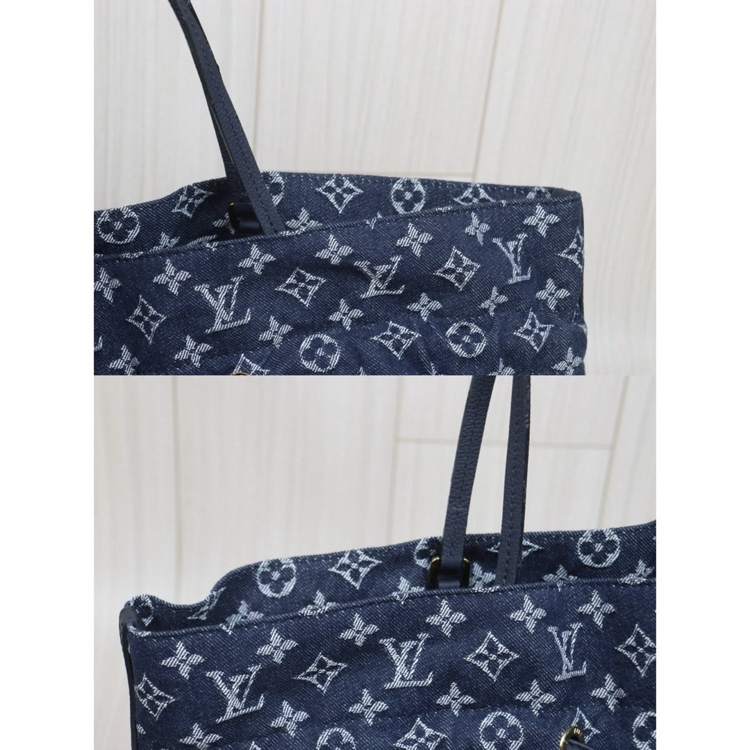 Include Entrupy Certificate of Authenticity｜Very Good ( Rank A)｜Louis Vuitton Noefull MM Monogram Denim｜26082109