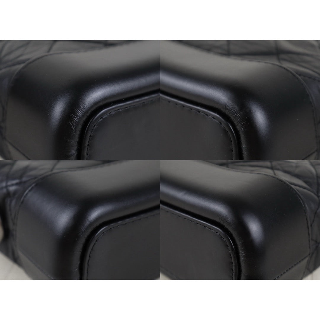 Include Entrupy Certificate of Authenticity｜Very Good ( Rank A) ｜CHANEL PM Gabrielle Calf Leather Shoulder Bag Black Made In 2019-2020Year｜Z26091503