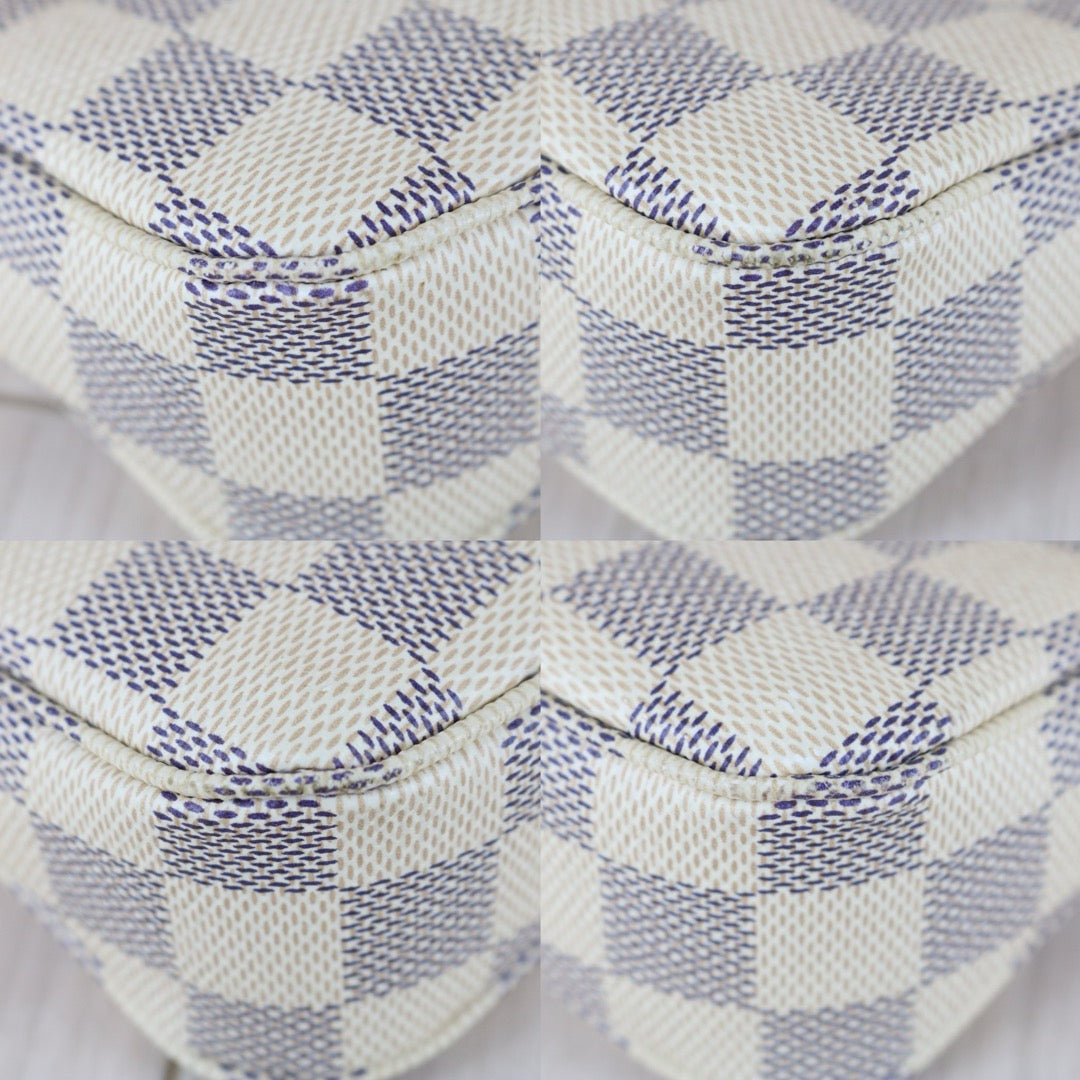 Very Good ( Rank A)｜Full Set LV Damier Azur Pochette Accessoires Current Model｜X25102309