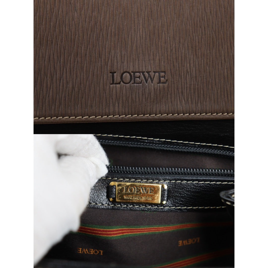 Rank A   ｜ Loewe Belasquez Twist Handbag  ｜24042910