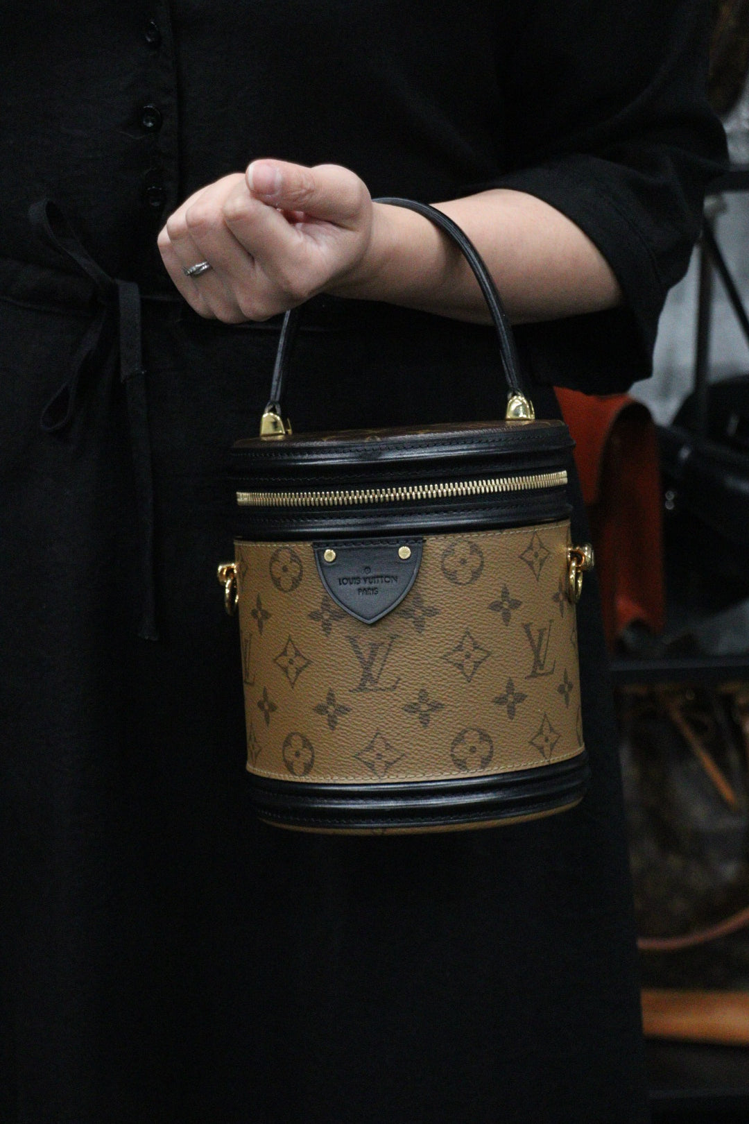 Rank A ｜LV Monogram Reverse Cannes Handbag Vanity Shoulder Bag｜23112802