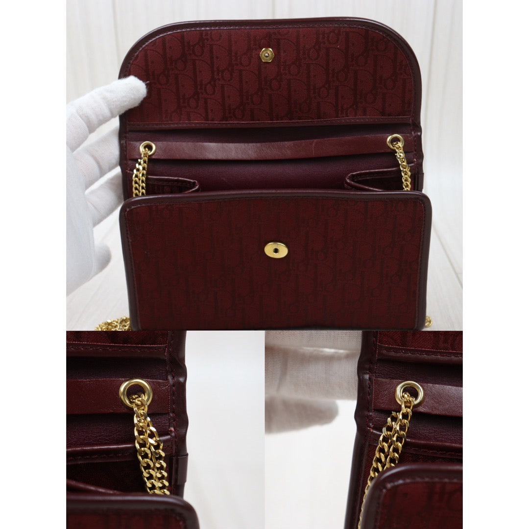 Rank A ｜ Dior Vintage Shoulder Bag Red｜24061315