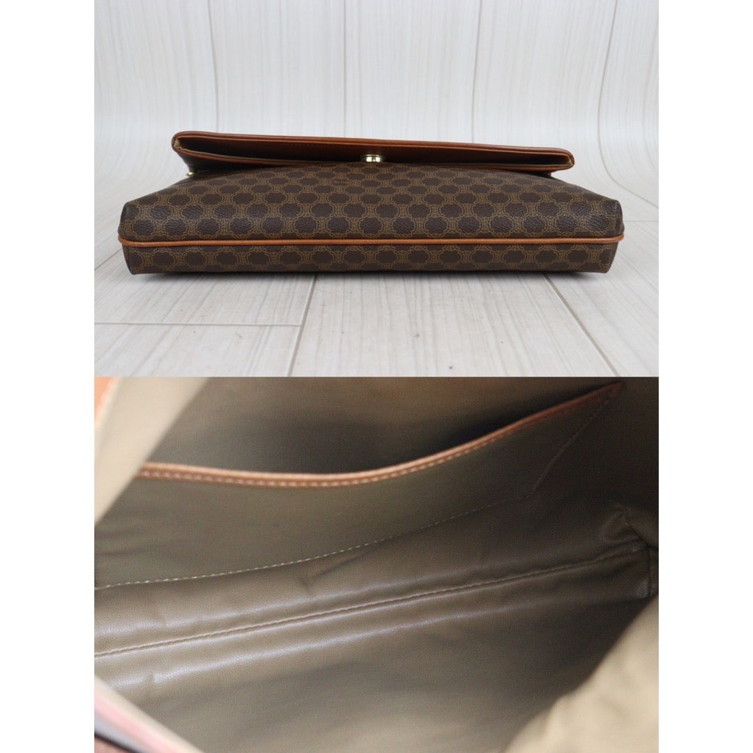 Rank AB｜ CELINE Macadam Clutch Bag ｜V23092819