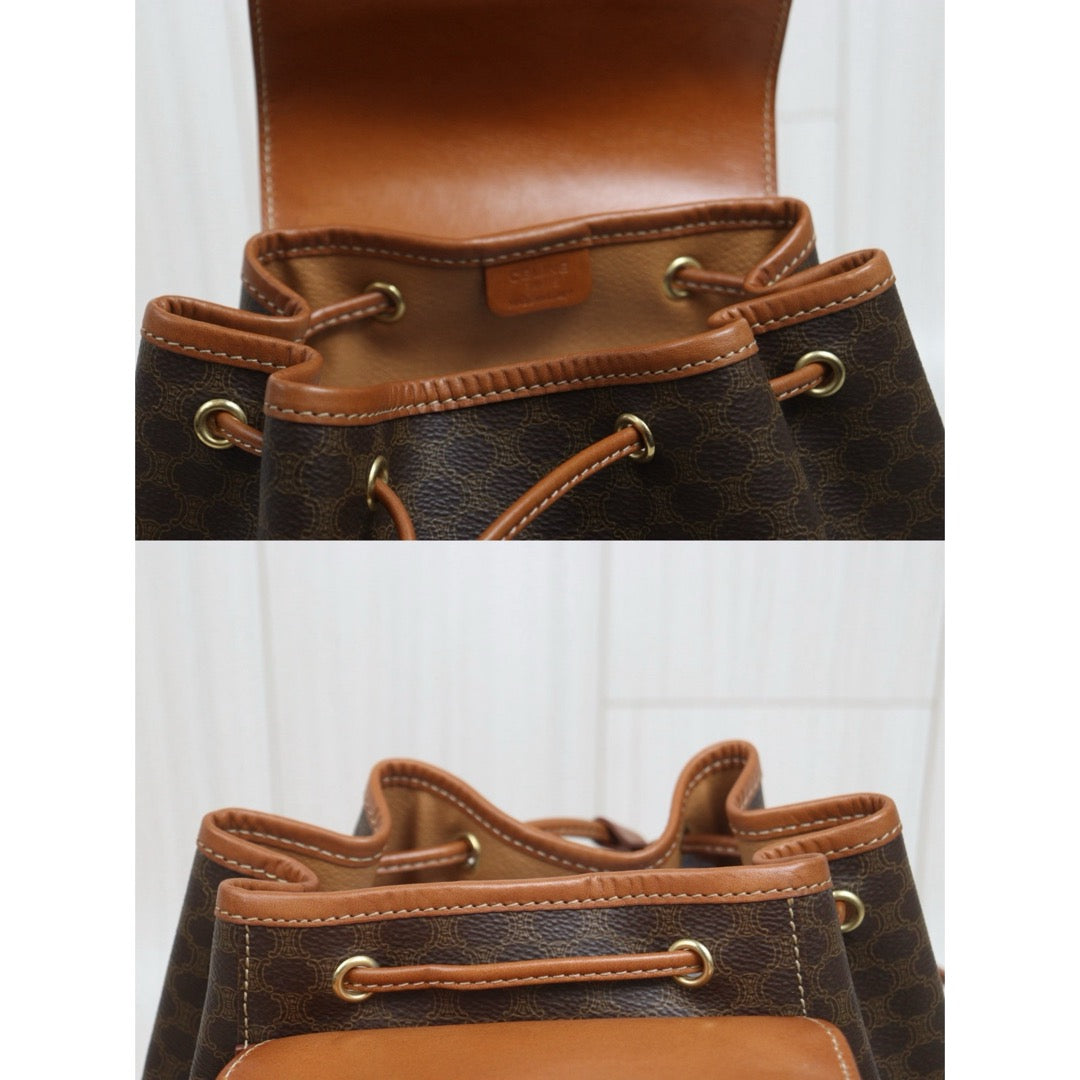 Include Entrupy Certificate of Authenticity｜Very Good ( Rank A)｜CELINE Macadam Backpack  ｜26071308
