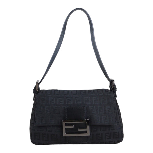 Rank AB｜ FENDI Mamma Shoulder Bag Black ｜V23082607