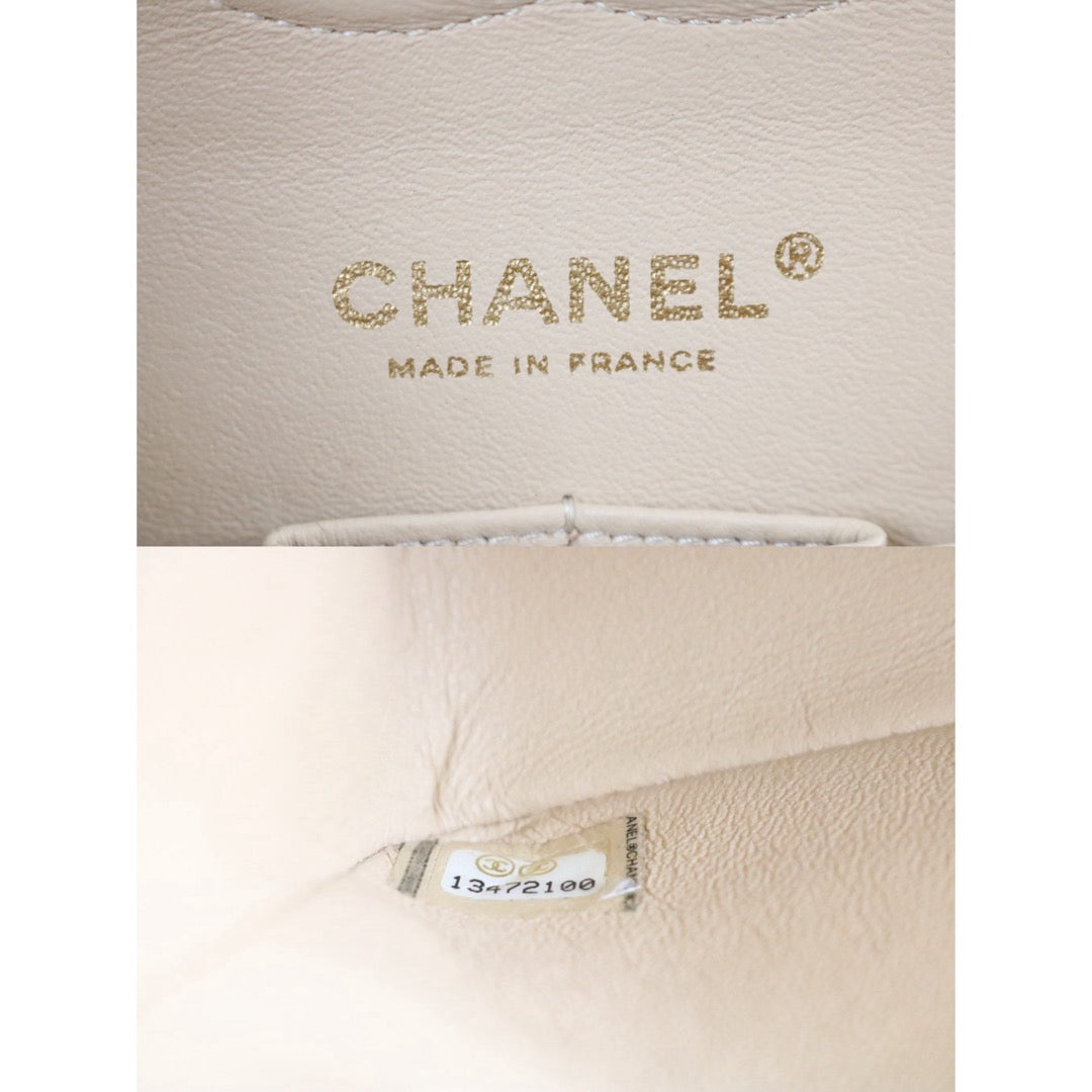Include Entrupy Certificate of Authenticity｜Very Good ( Rank A)｜ CHANEL Caviar Skin Calf Leather Double Flap 25 Shoulder Bag  Made in 2009-2010 Year｜S26051701
