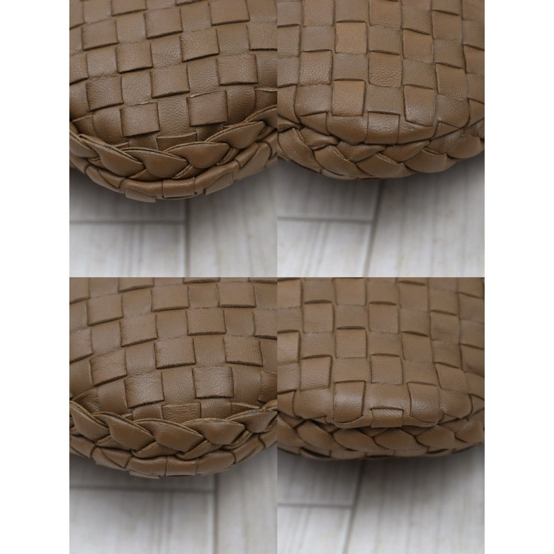 Very Good ( Rank A)｜ Bottega Veneta Lamb Skin Braid Shoulder Bag Caramel｜S25072912