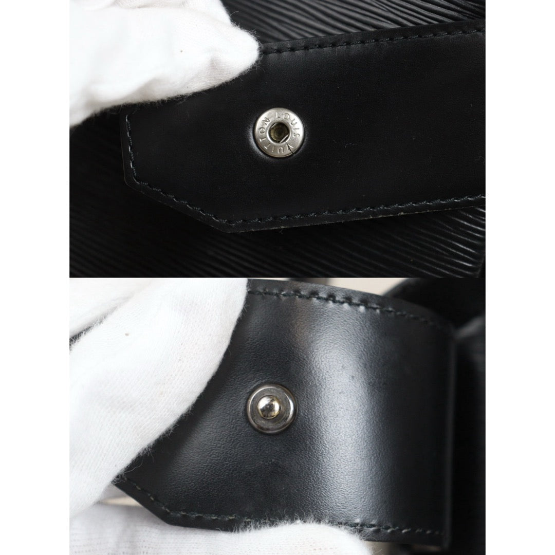 Include Entrupy Certificate of Authenticity｜Good ( Rank AB)｜Louis Vuitton Epi Sack de Paul Shoulder Bag Black｜26100805
