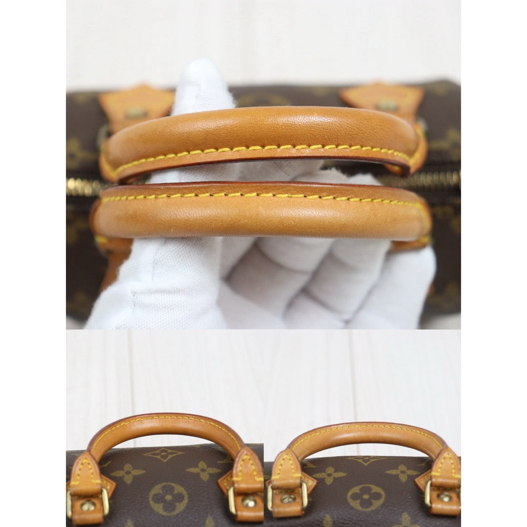 Include Entrupy Certificate of Authenticity｜Good ( Rank AB)｜ Louis Vuitton Monogram Mini Speedy Hand Bag  With Shoulder Strap｜26042808