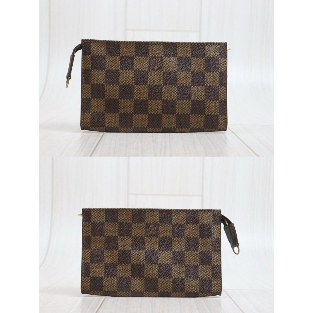 Include Entrupy Certificate of Authenticity｜Good ( Rank AB)｜ Louis Vuitton Damier Ebene Marais Bucket PM Shoulder Strap｜26100105