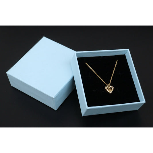 Very Good ( Rank A) ｜ Dior CD Heart Rhinestone Necklace ｜V25121107