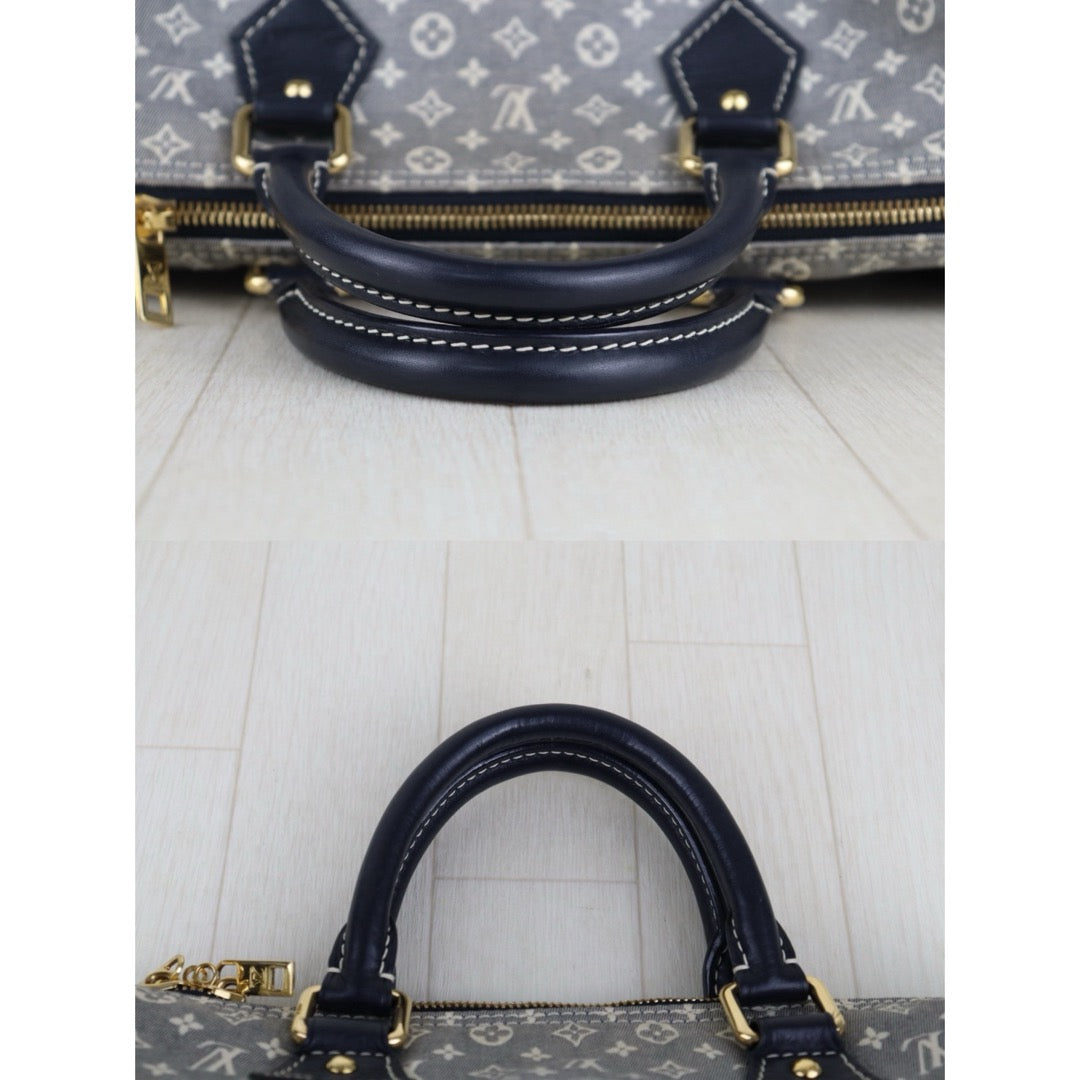 Good ( Rank AB)｜ LV Denim Monogram Speedy 30 Hand Bag Shoulder Bag｜S25052703