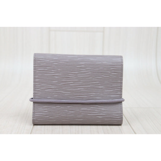 Include Entrupy Certificate of Authenticity｜Very Good ( Rank A)｜Louis Vuitton Epi Portefeuil Elastic Tri-Fold Wallet｜25092306