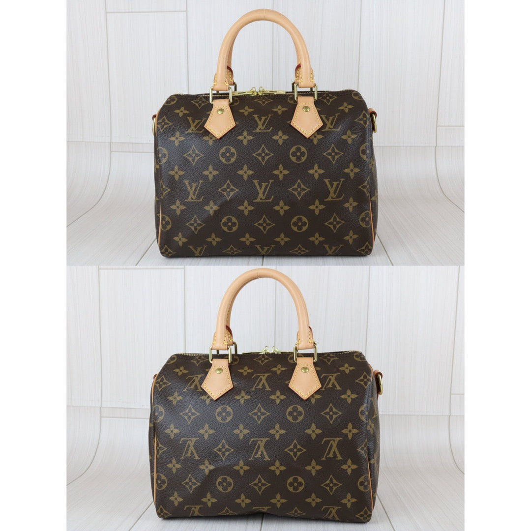 Include Entrupy Certificate of Authenticity｜Very Good ( Rank A)｜ Louis Vuitton Monogram Speedy 25 Hand Bag With Shoulder Strap ｜X26040820