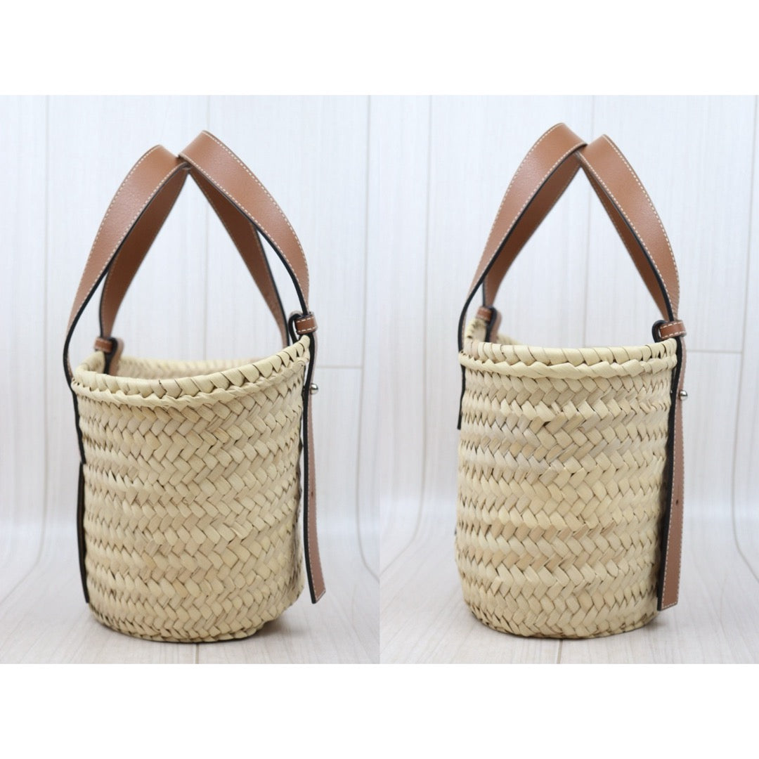 Very Good ( Rank A)｜ LOEWE Straw  Basket Handbag Shoulder Bag ｜P25062702