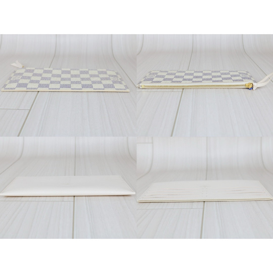 Excellent（Rank SA）｜ LV Damier Azur Nautical Pochette Felicie Shoulder Bag｜X25012704