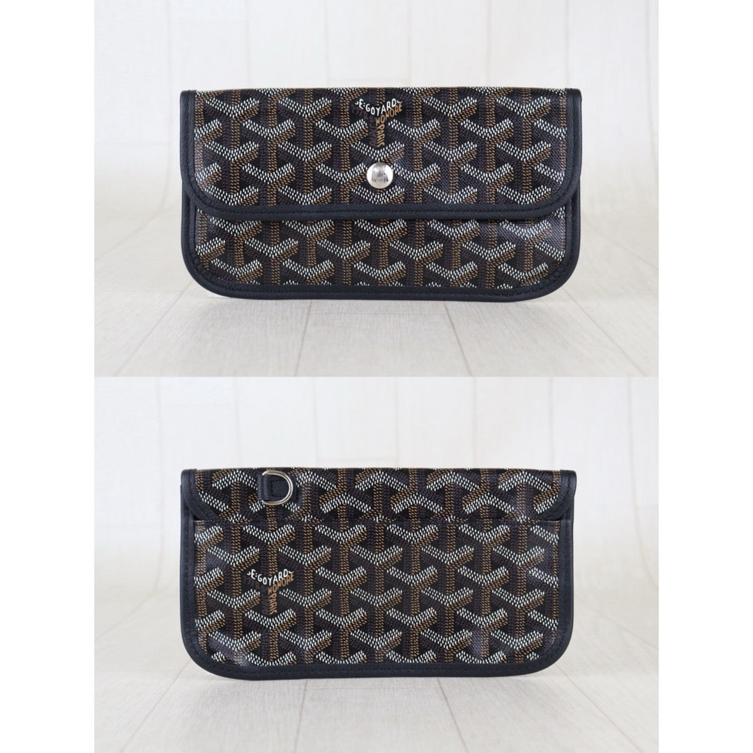 Include Entrupy Certificate of Authenticity｜Very Good ( Rank A)｜ Goyard Boheme Hobo Black｜S26022615