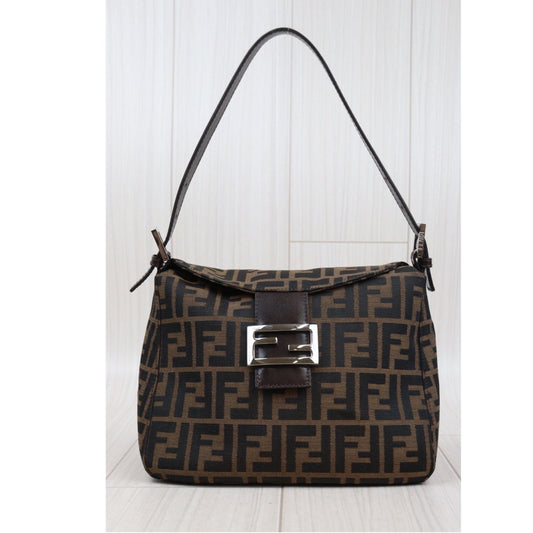 Rank A｜ FENDI Zucca Mamma Shoulder Bag ｜24032205