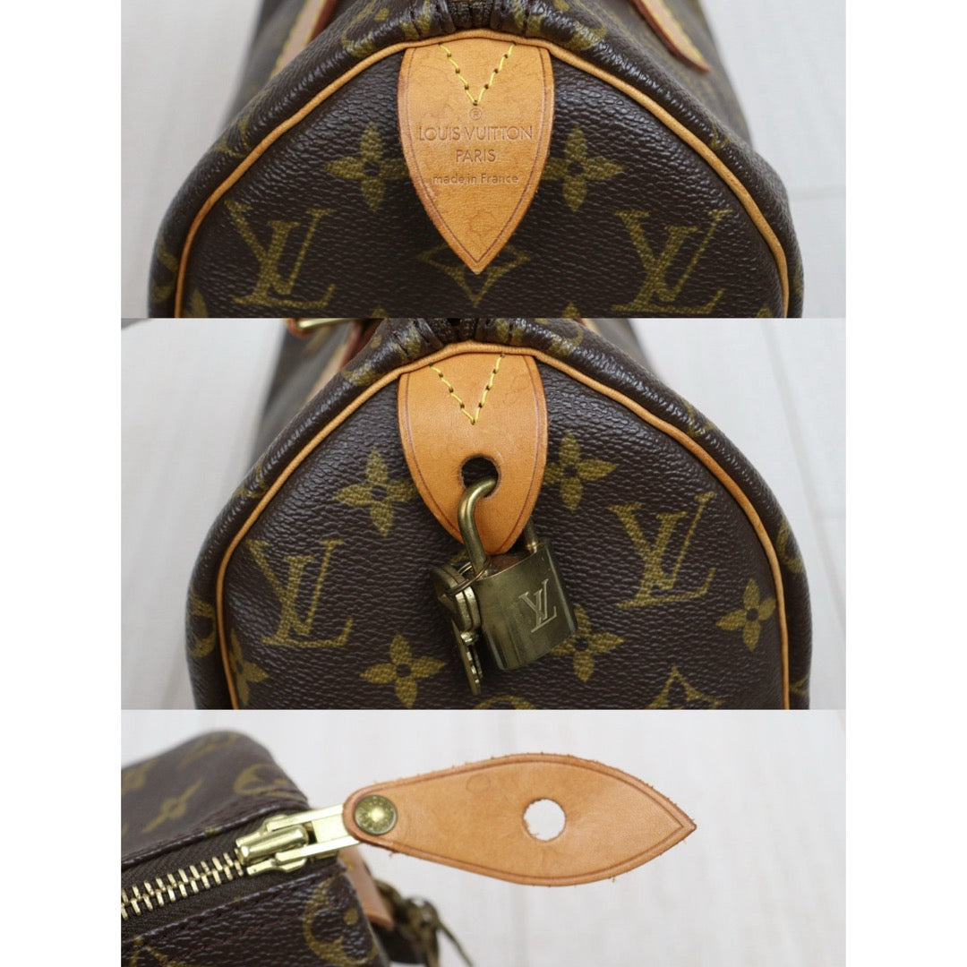 Include Entrupy Certificate of Authenticity｜Good ( Rank AB)｜ Louis Vuitton Monogram Speedy 25 Hand Bag ｜26031807