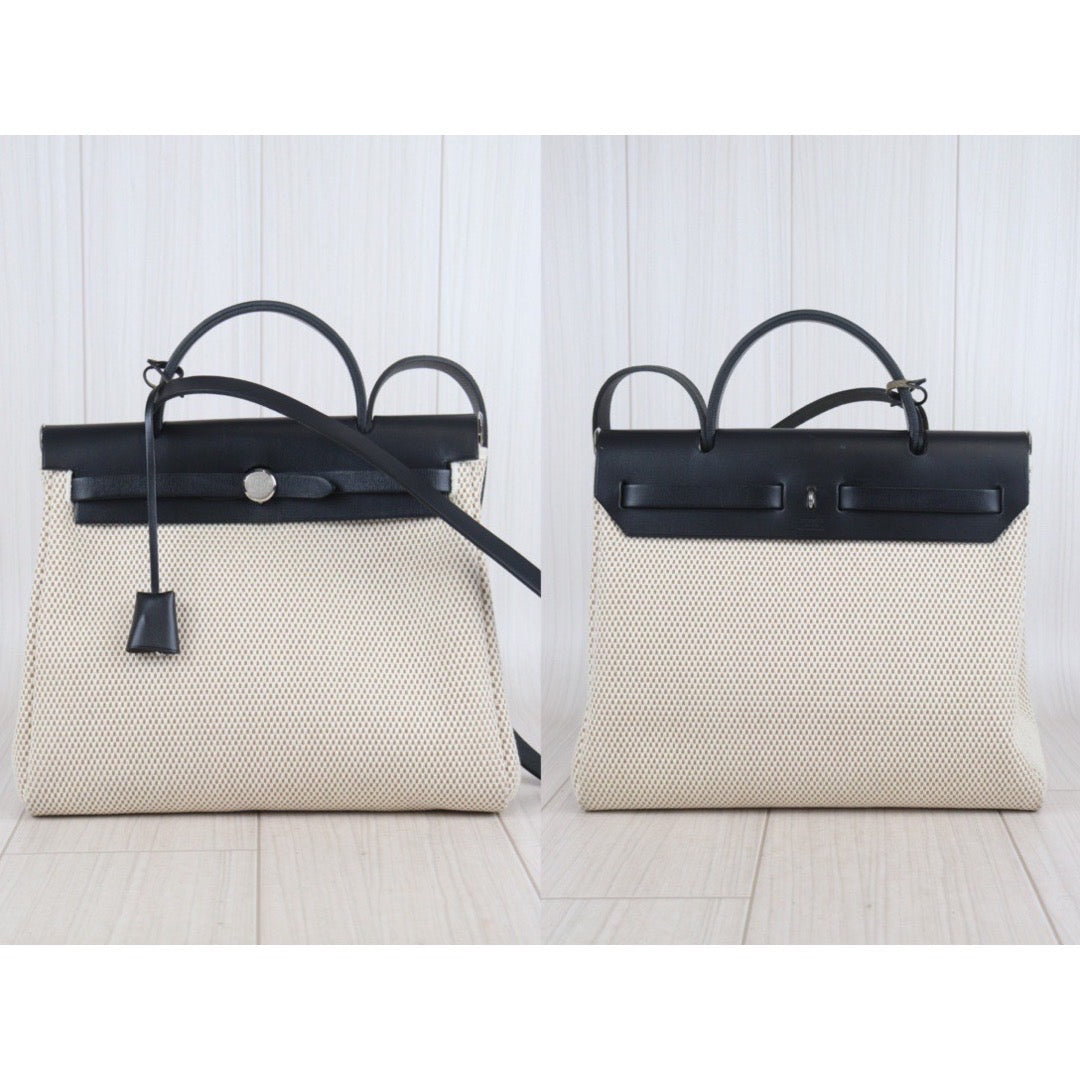 Rank A ｜ HERMES Herbag PM Shoulder Bag □C Stamp With Change Bag｜23092604