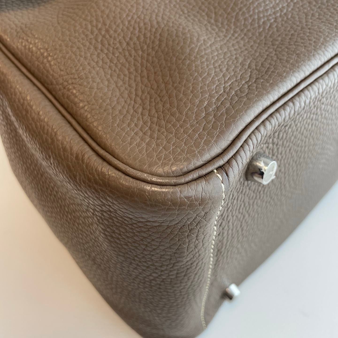 Hermes Lindy 30 A stamp etoupe