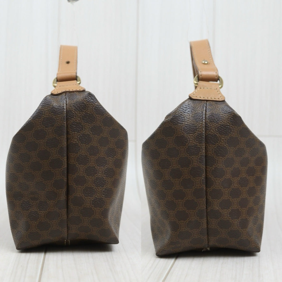Include Entrupy Certificate of Authenticity｜Good ( Rank AB)｜ CELINE Vintage Macadam Hand Bag ｜26100802