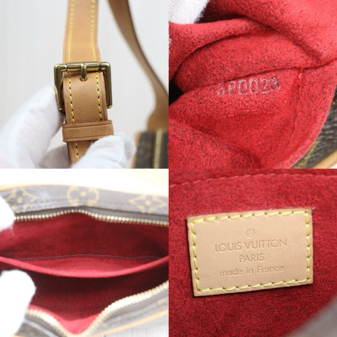 Include Entrupy Certificate of Authenticity｜Good ( Rank AB)｜Louis Vuitton Monogram Pochette Croissant PM Shoulder Bag｜26031603