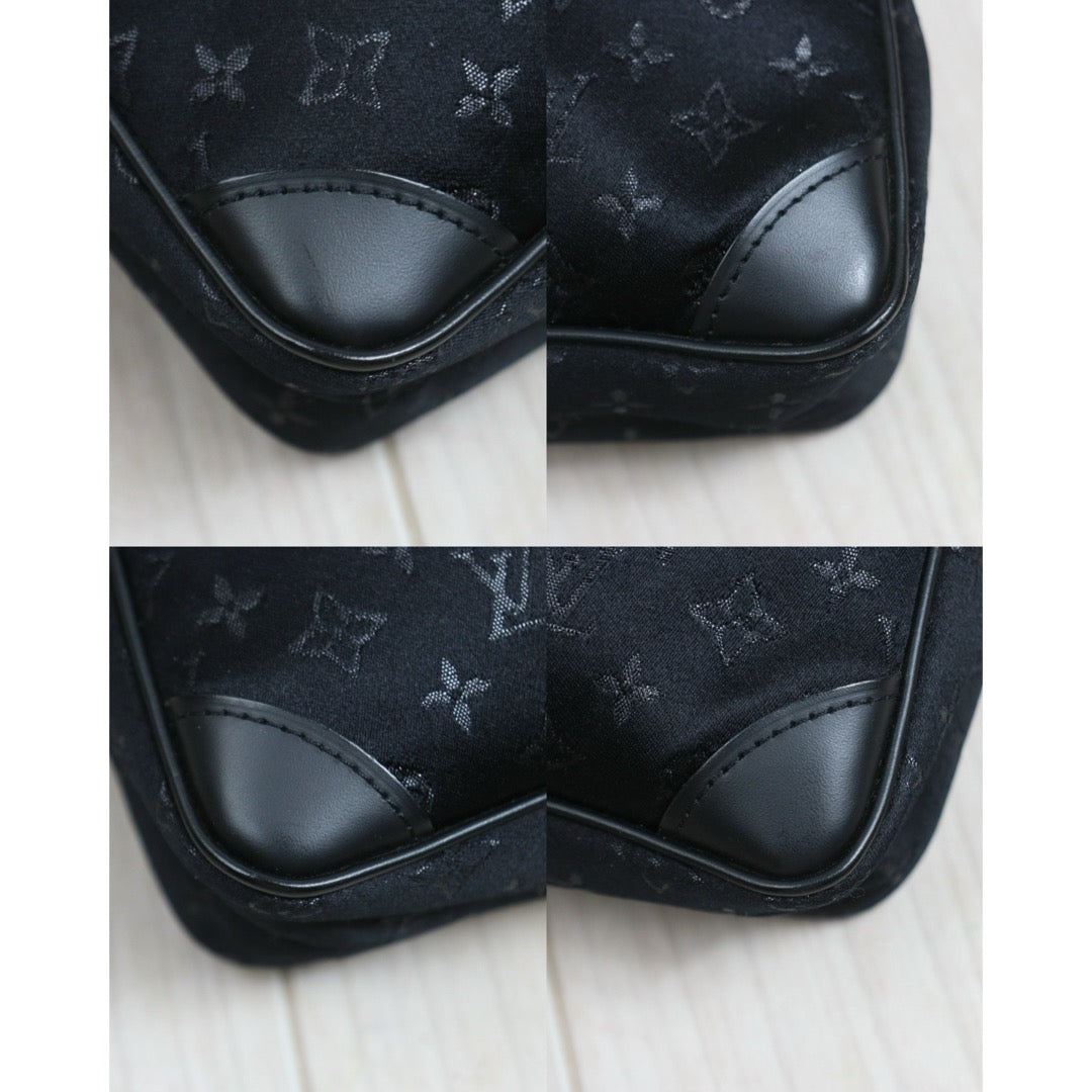 Include Entrupy Certificate of Authenticity｜Very Good ( Rank A) ｜Louis Vuitton Monogram  Satin  Little BoulognebMini Shoulder Bag ｜26093002