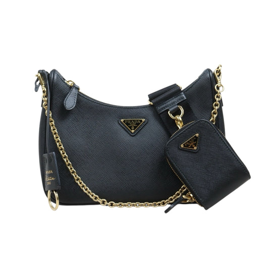 Include Entrupy Certificate of Authenticity｜Very Good ( Rank A)｜ PRADA Re-Edition 2005 Saffiano Leather Shoulder Bag ｜S26040103