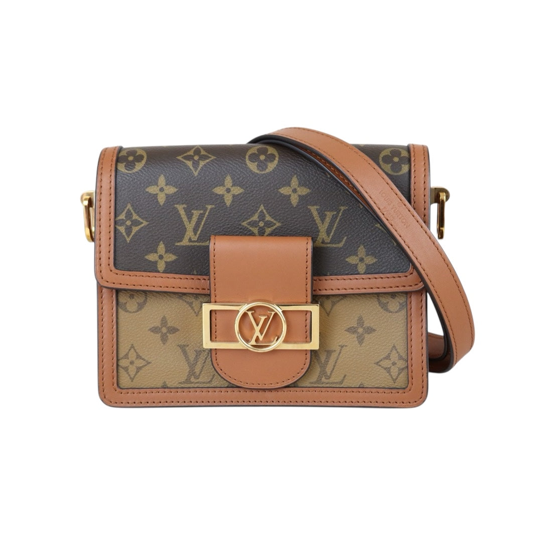 Include Entrupy Certificate of Authenticity｜Very Good ( Rank A) ｜Louis Vuitton Monogram Reverse Dauphine  WOC PM Shoulder Bag  IC Chips Model｜S26032904