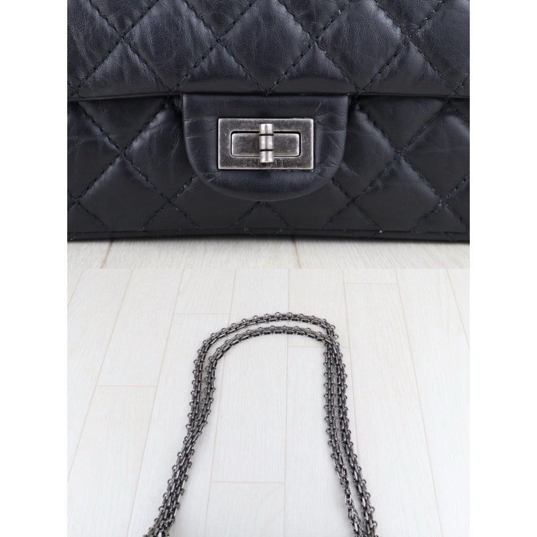 Very Good ( Rank A)｜ CHANEL 2.55 Matelasse Small Black Chain Shoulder Bag Made in 2018-2019 Year｜H25011319