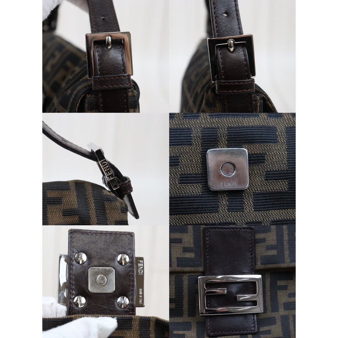 Rank AB ｜ FENDI Zucca Mamma Baguette Shoulder Bag｜24032906