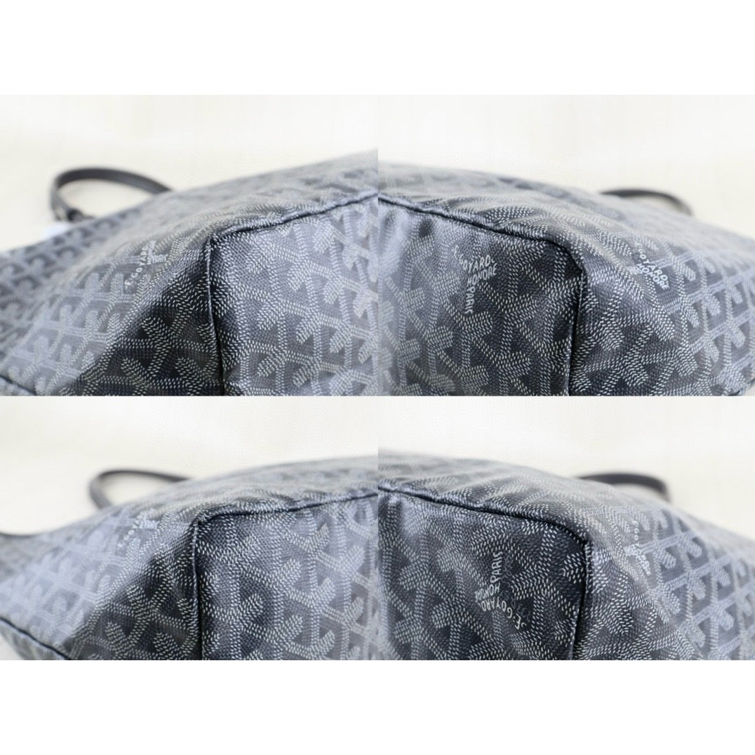 Good ( Rank AB) ｜ Goyard Saint-Louis PM Tote Bag Grey｜W24121101