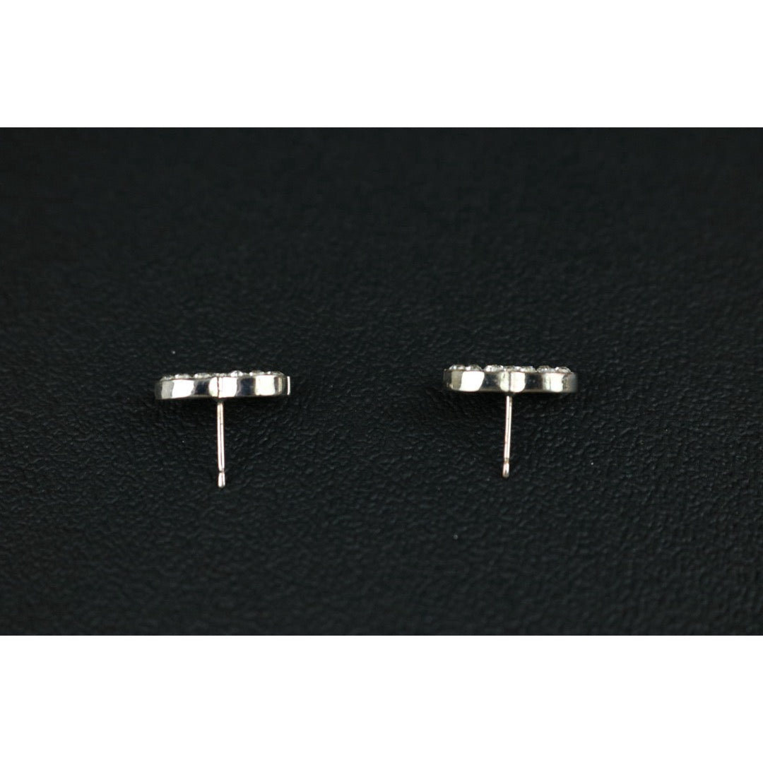 Include Authentic Detective Certificate of Authenticity｜Very Good ( Rank A) ｜CHANEL 04V COCO Mark Rhinestone Earrings Made In 2004Year｜S26061005