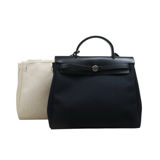 Include Entrupy Certificate of Authenticity｜Good ( Rank AB)｜ HERMES Herbag PM Hang Bag □D Stamp  ｜26082807