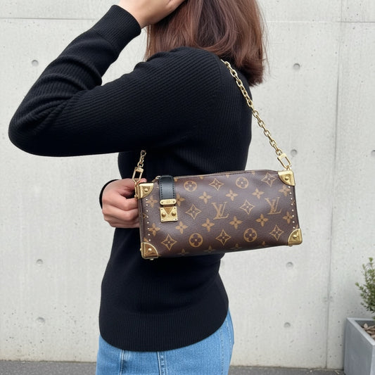 Include Entrupy Certificate of Authenticity｜Excellent（Rank SA )｜ Louis Vuitton Monogram Slim Truck 2025 Cruise Show Style IC Chips Model｜H26020501