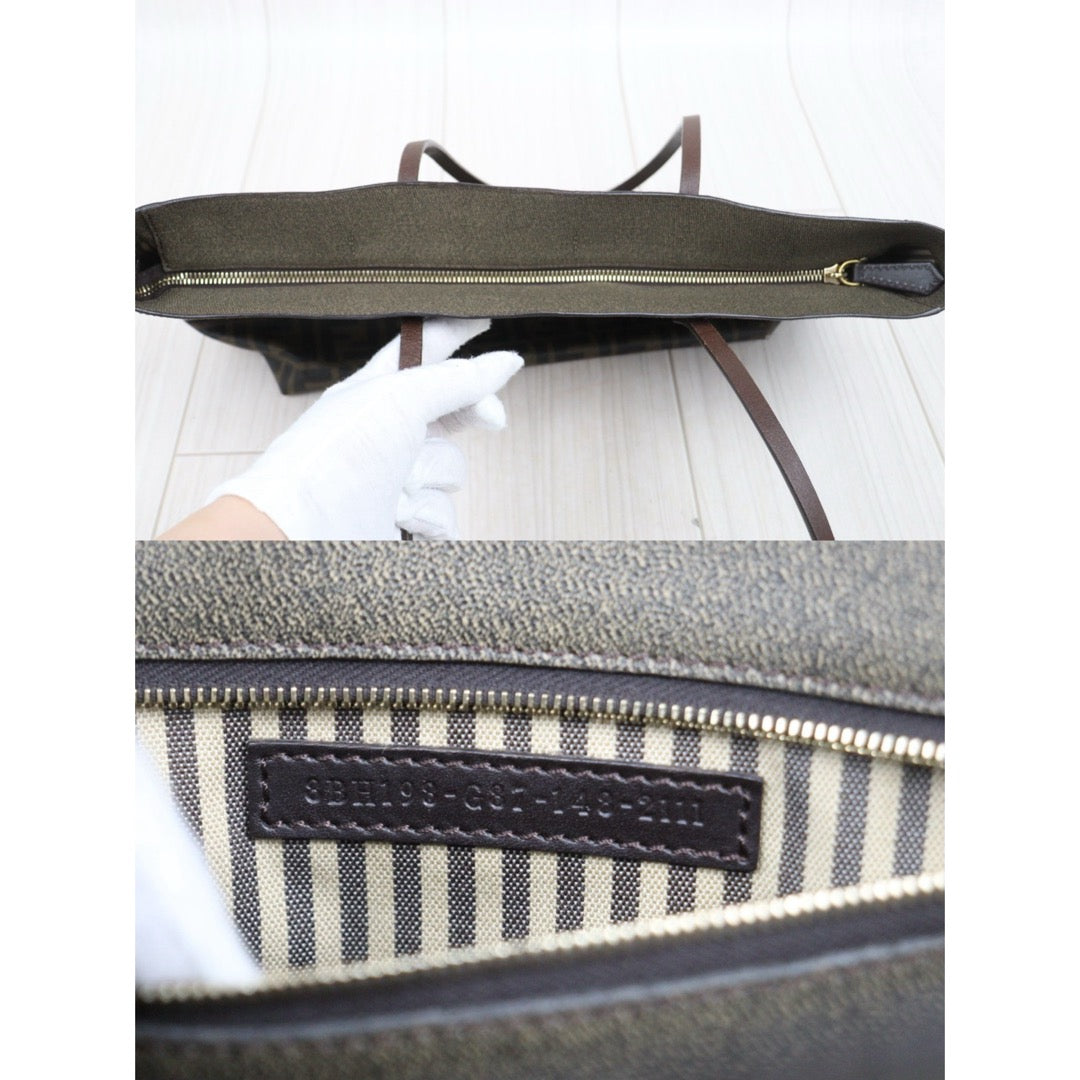 Good ( Rank AB)｜ FENDI Zucca Mamma PVC Baguette Tote Bag｜25122312