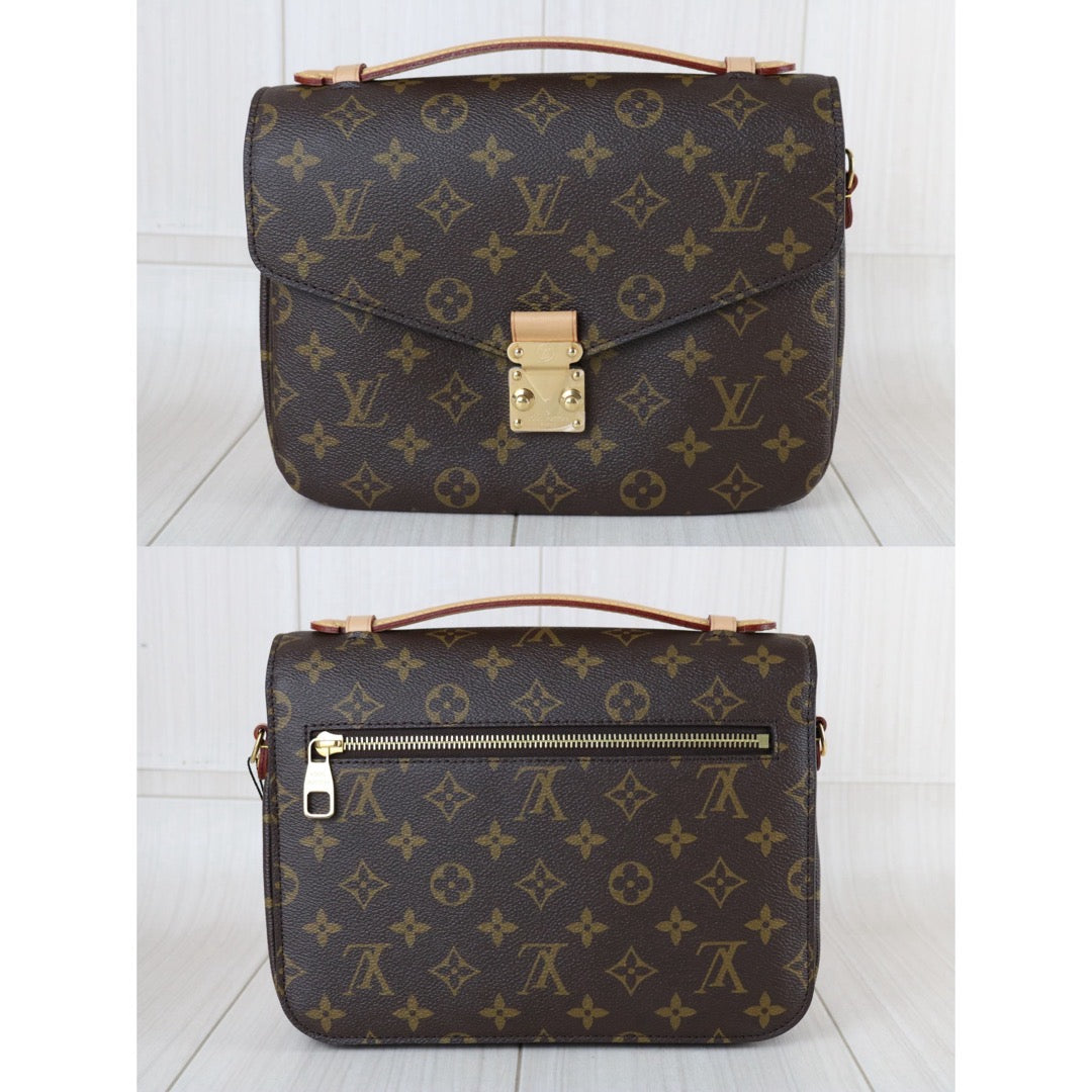 Include Entrupy Certificate of Authenticity｜Very Good ( Rank A)｜LV Monogram Pichette Metis ShoulderBag  IC Chips Model｜S26072001