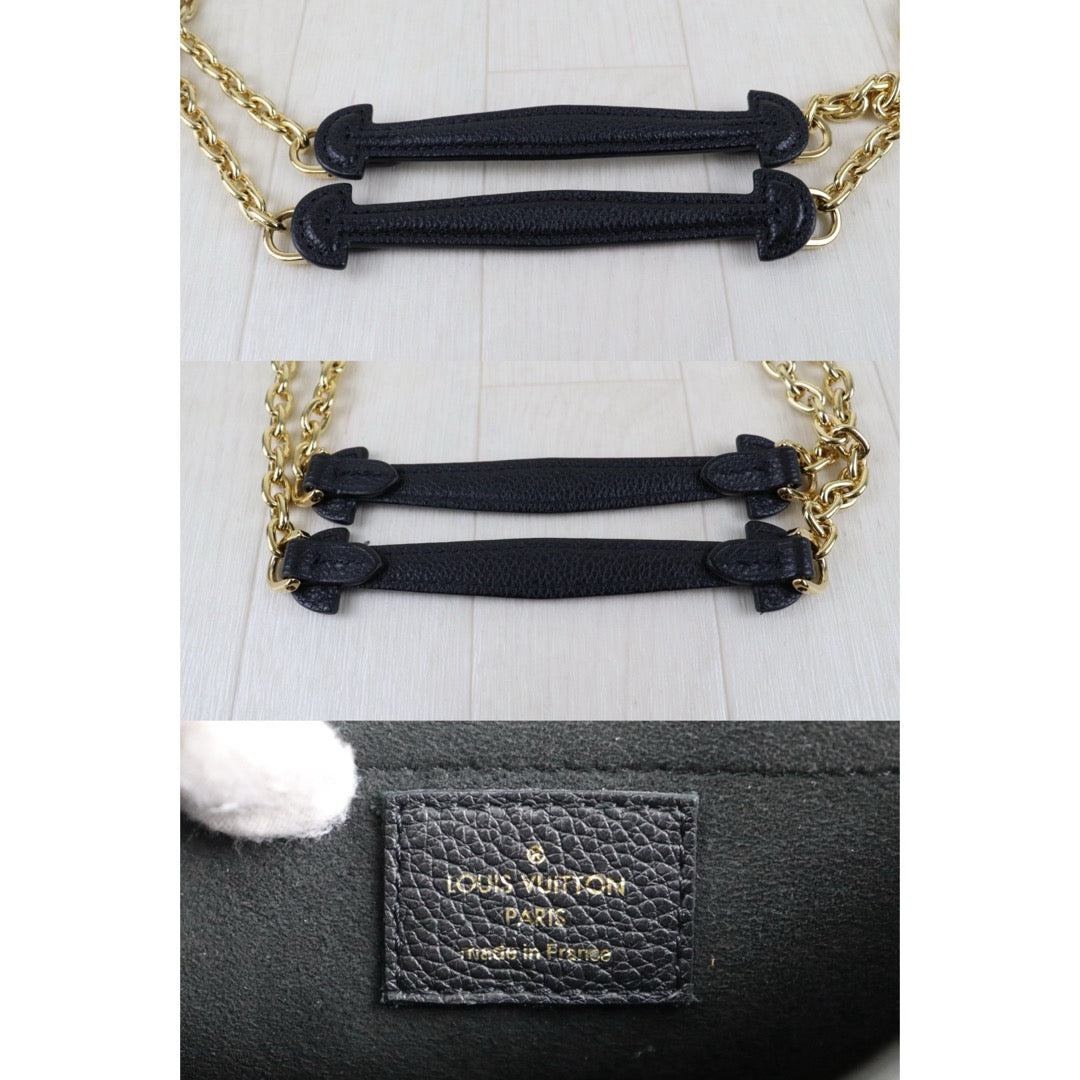 Include Entrupy Certificate of Authenticity｜Very Good ( Rank A) ｜Louis Vuitton Monogram Empreinte Vavin Leather Shoulder Bag Black IC Chips Model ｜S26051501