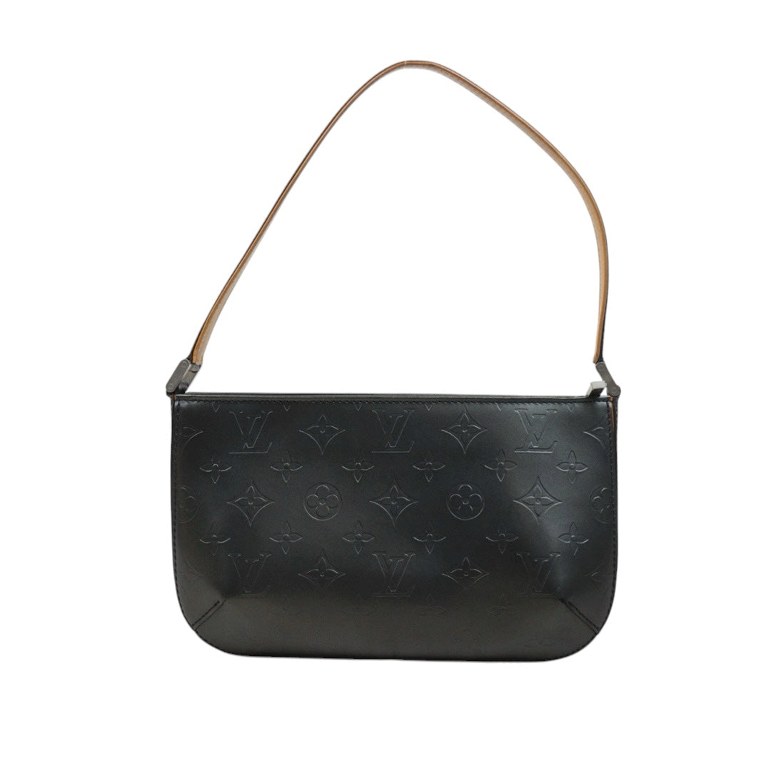 Very Good ( Rank A) ｜ LV Matte Vernis Steel Gray Fowler Shoulder Bag｜25110609