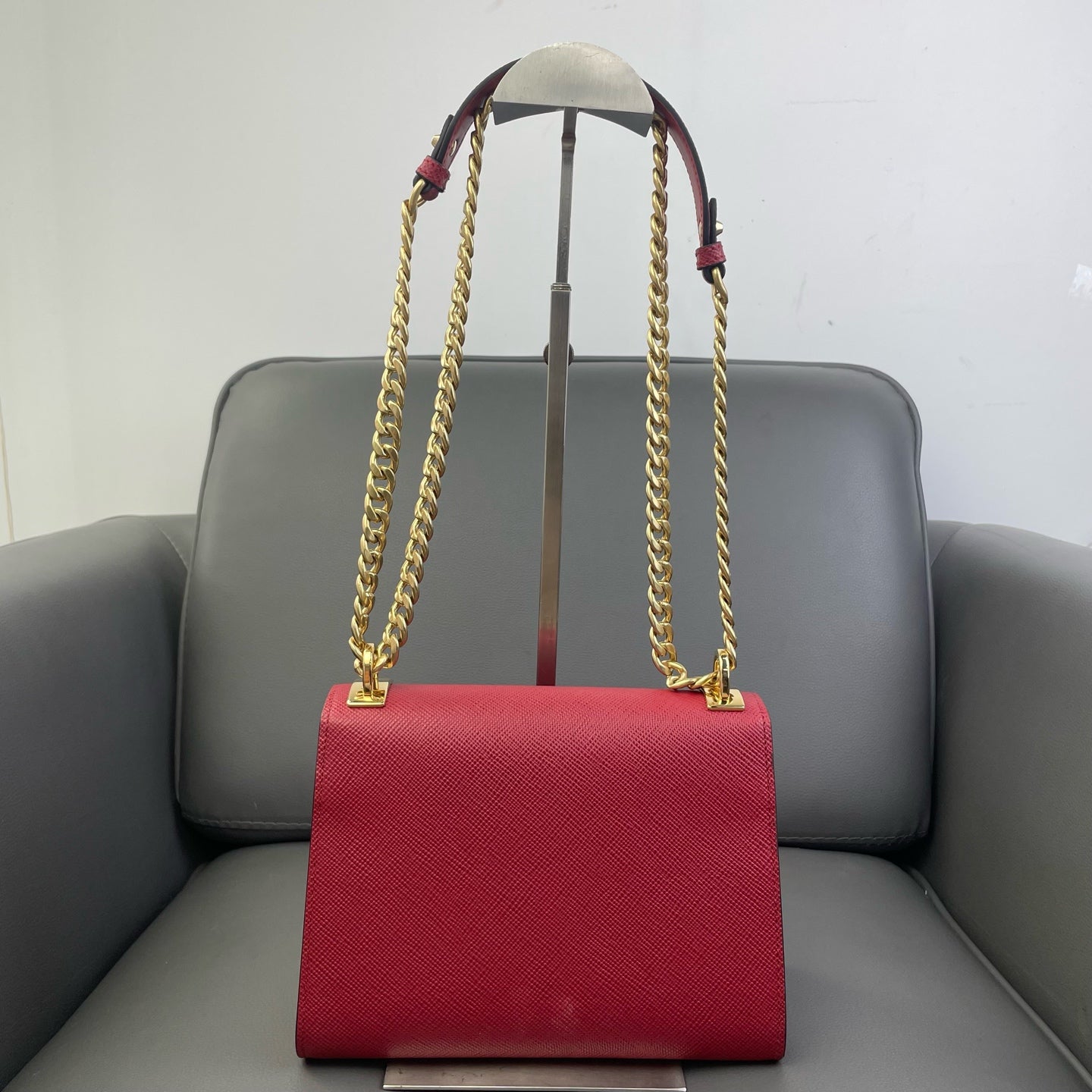 First installment 1/3｜ PRADA Shoulder Bag Red