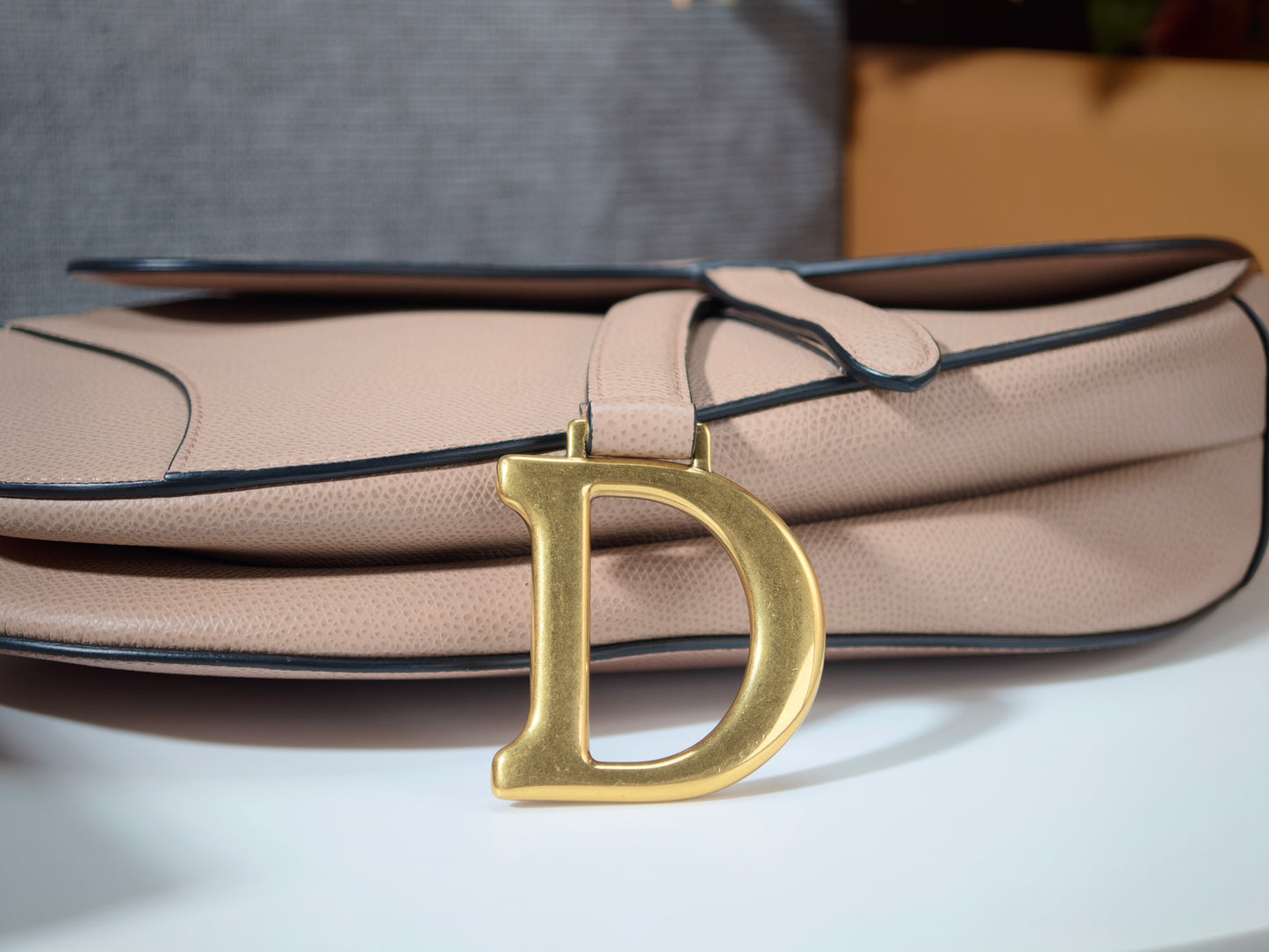 Very Good ( Rank A)｜Dior Trotter Saddle Shoulder Bag Medium  Current Model