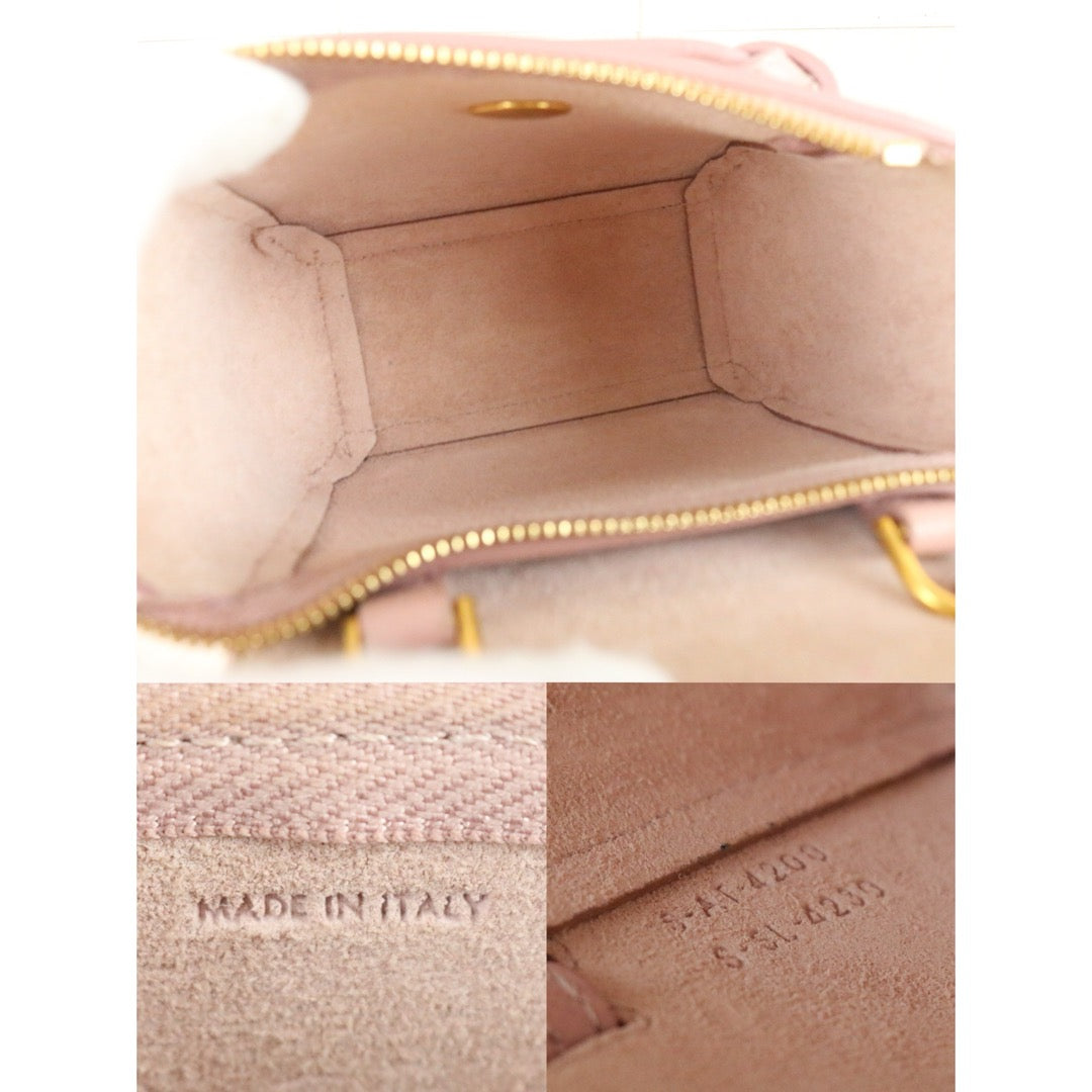 Very Good ( Rank A)｜CELINE Calf Leather Belt Pico Handbag Shoulder Bag Misty Rose｜S25112910