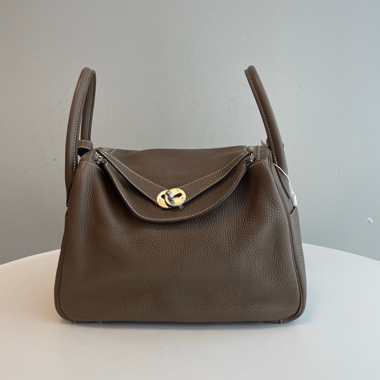 Hermes Lindy 30 A stamp etoupe