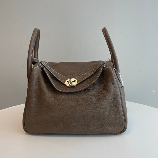 Hermes Lindy 30 A stamp etoupe