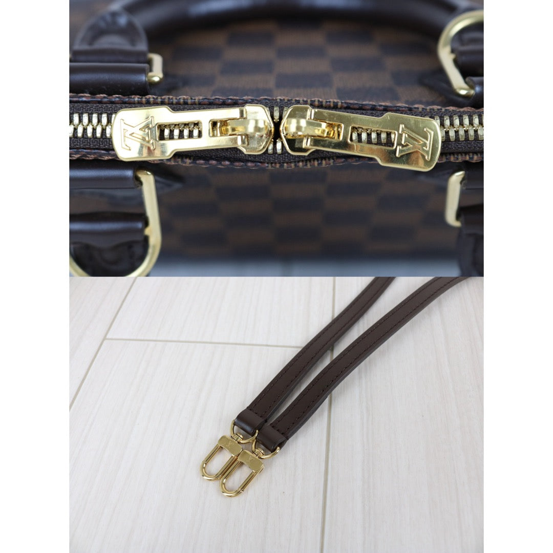 Include Entrupy Certificate of Authenticity｜Very Good ( Rank A)｜Louis Vuitton Damier Alma BB HandBag Shoulder Bag｜X26040817