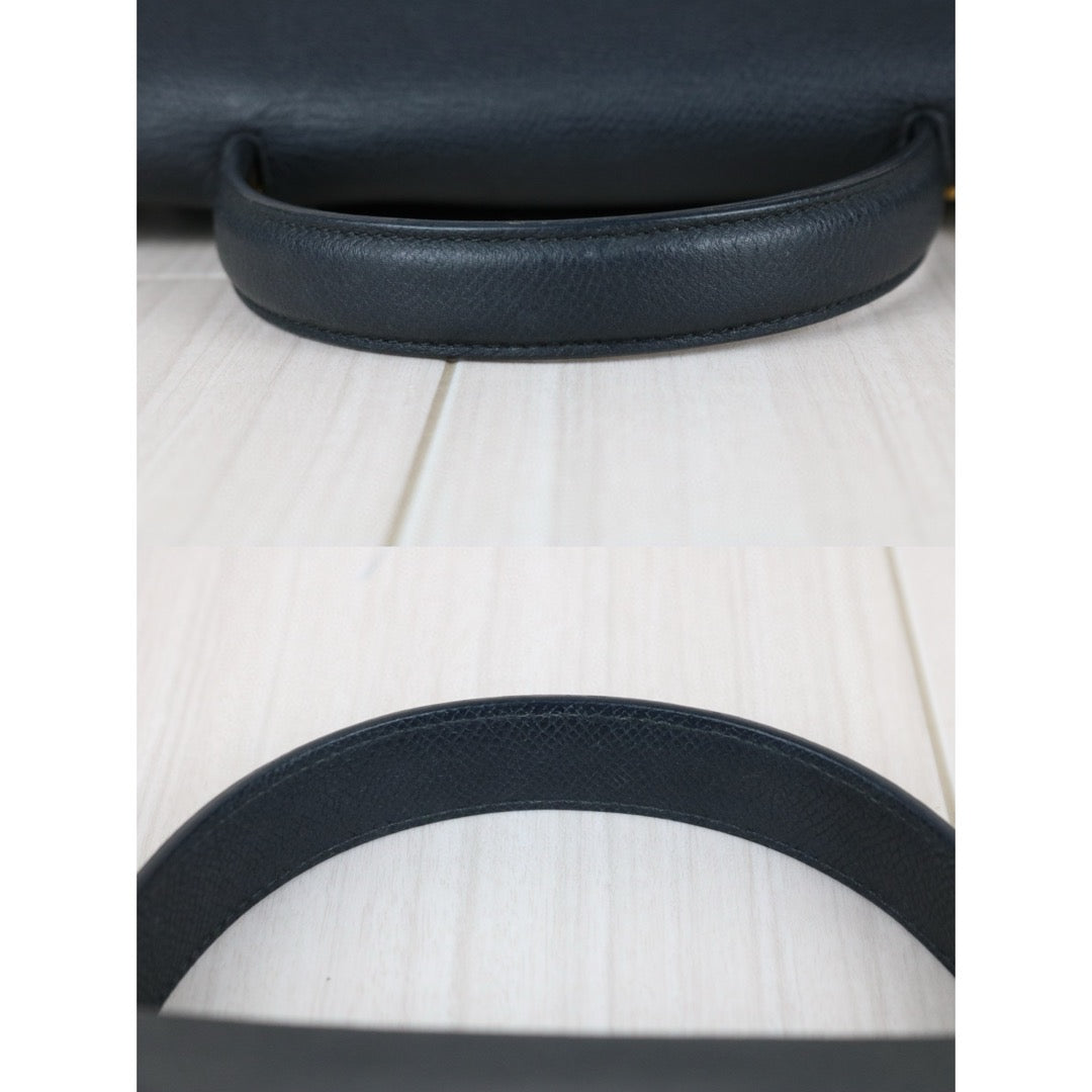 Good ( Rank AB)｜CELINE Leather Calf Belt Micro Handbag Shoulder Bag Black｜B25041505