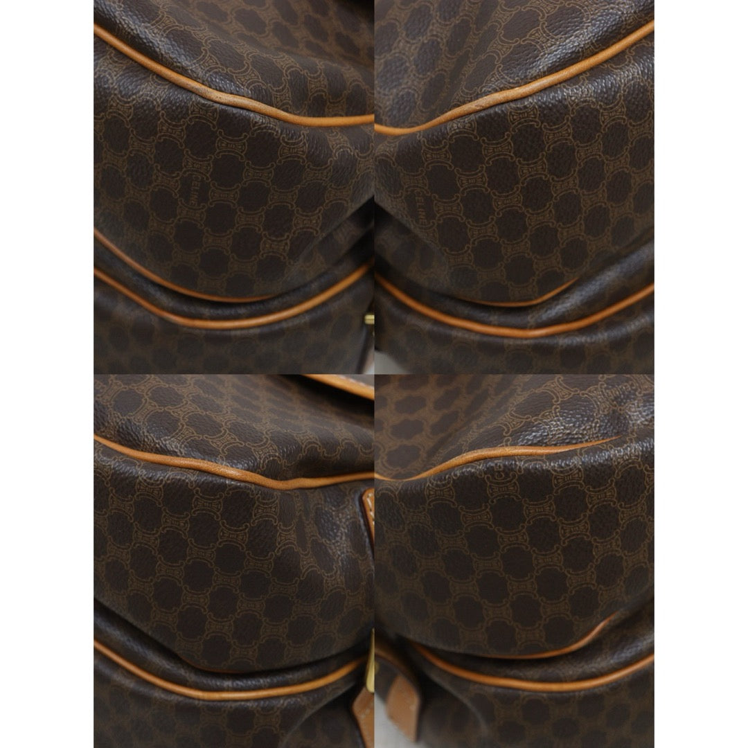 Include Entrupy Certificate of Authenticity｜Very Good ( Rank A)｜ CELINE Macadam Saumur Shoulder Bag ｜26070318