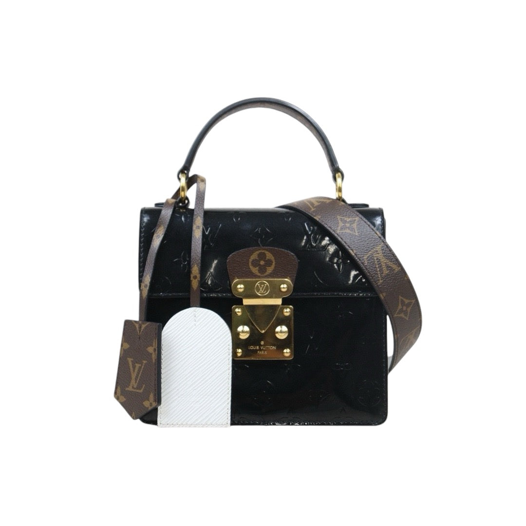 Very Good ( Rank A)｜LV Monogram Street Spring HandBag With ShoulderBag Black｜24103120